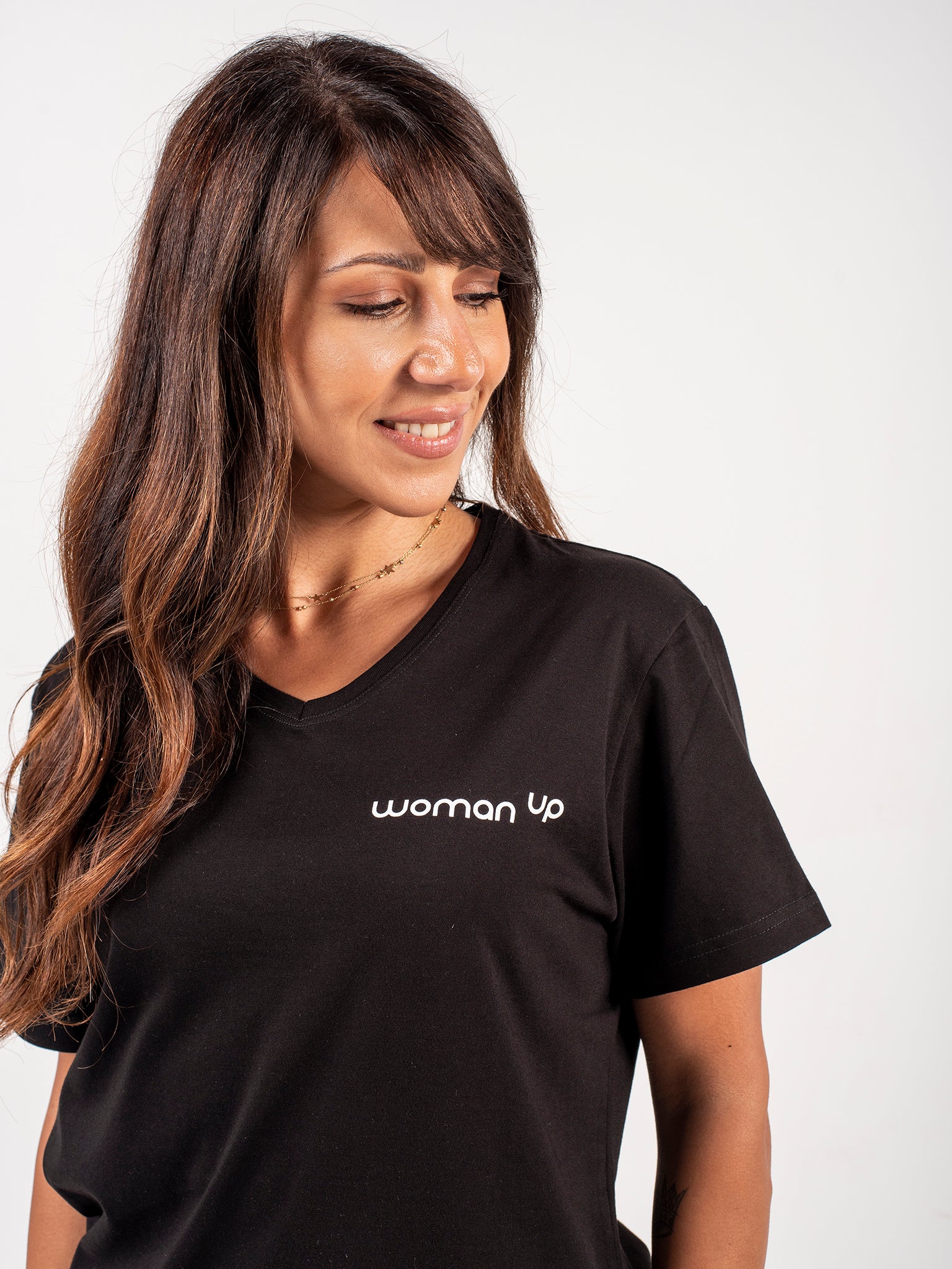 The Woman Up T-Shirt- V Neck