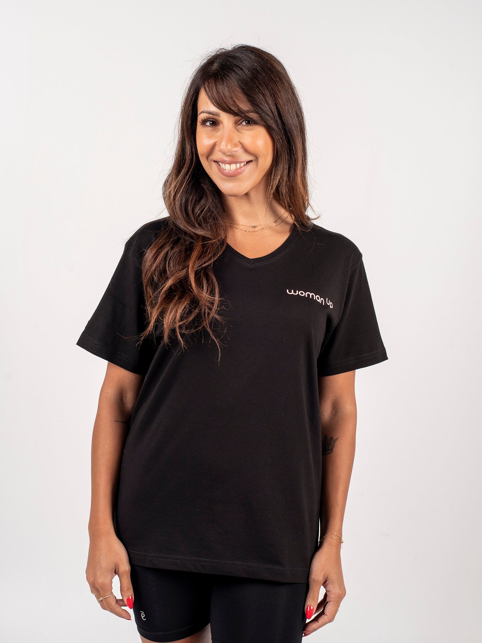 The Woman Up T-Shirt- V Neck