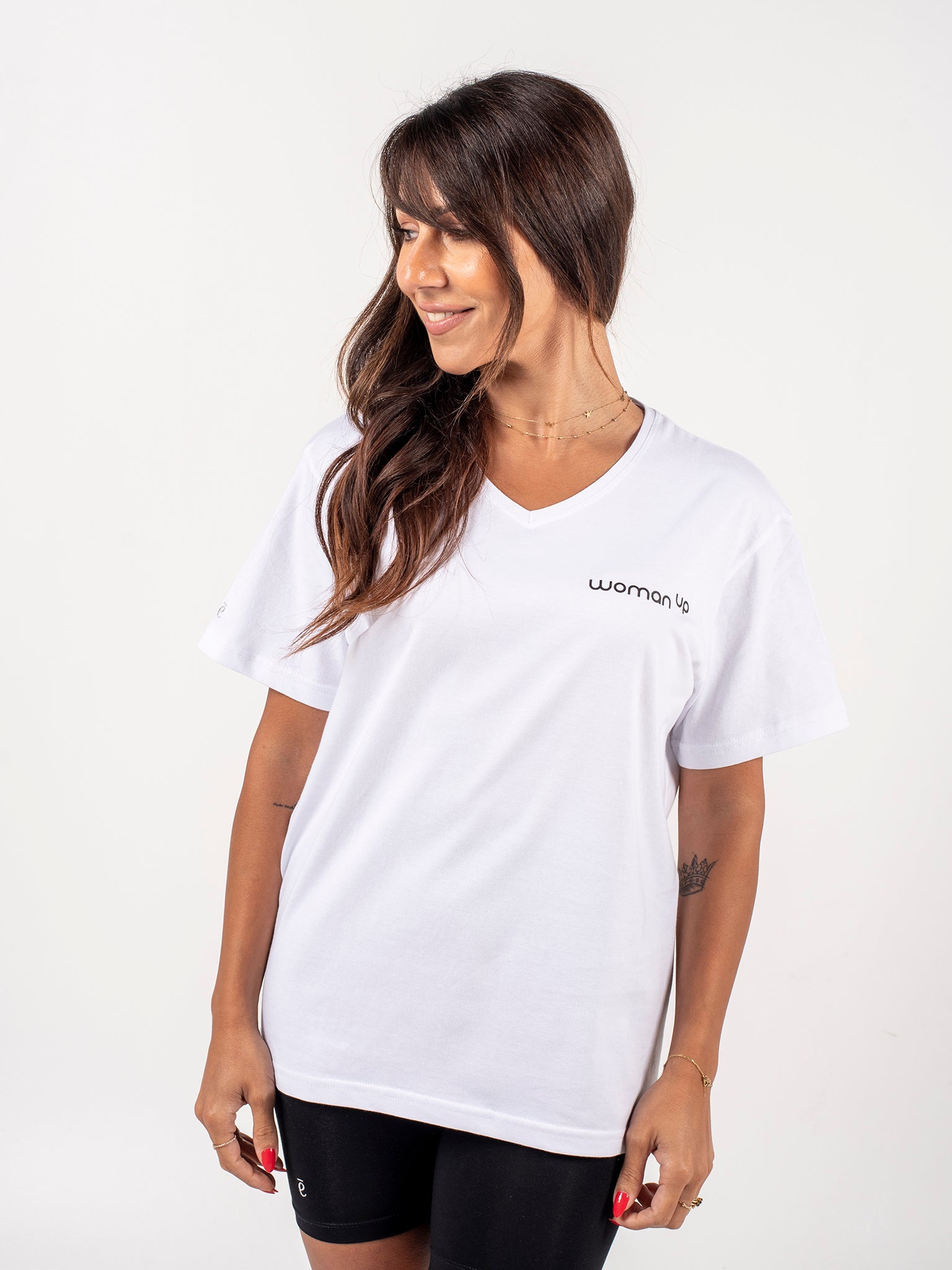 The Woman Up T-Shirt- V Neck