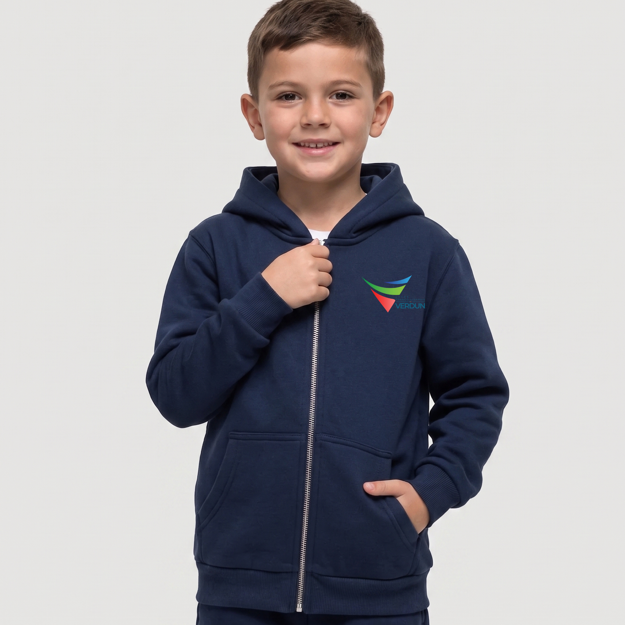 Sweat à Capuche Zippé