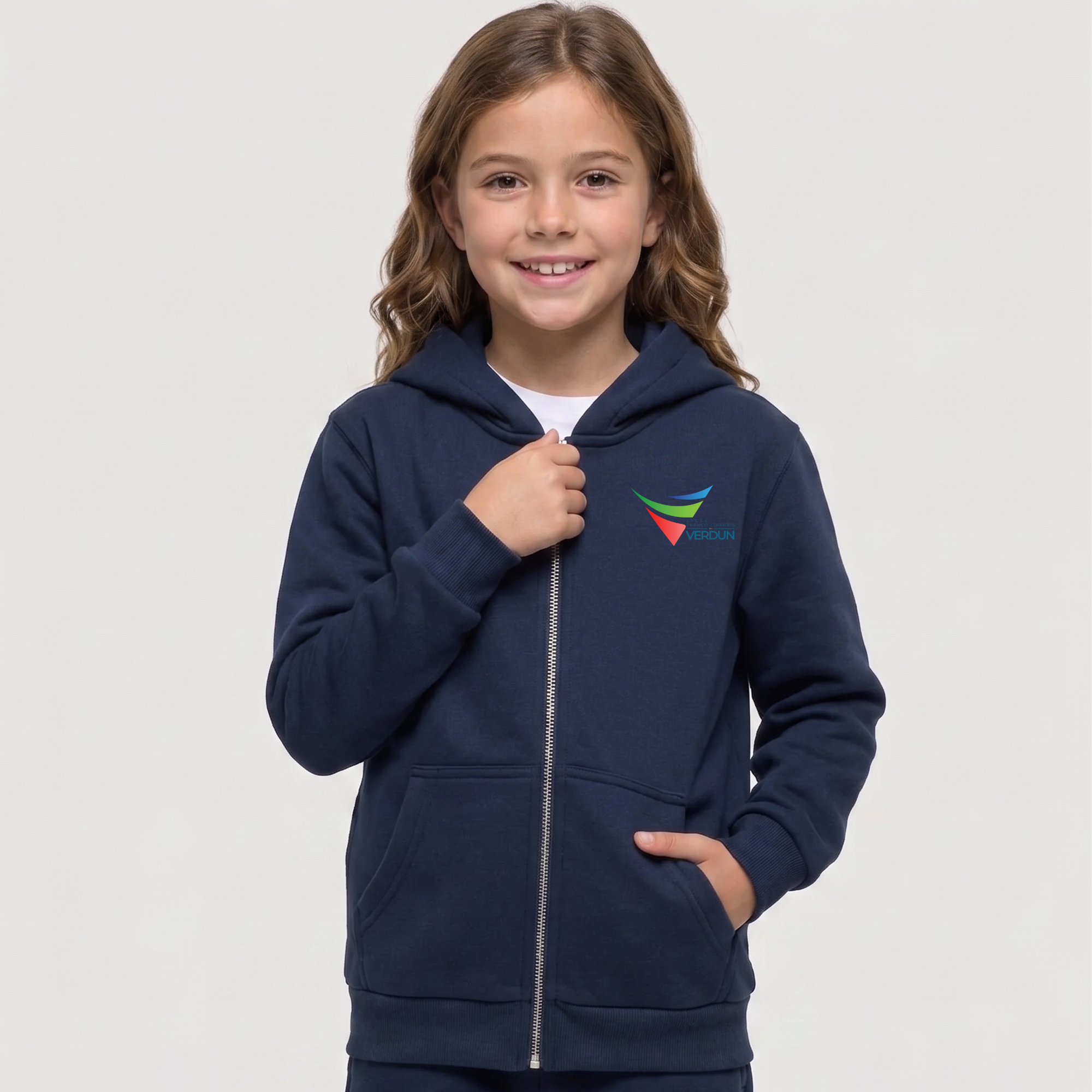 Sweat à Capuche Zippé