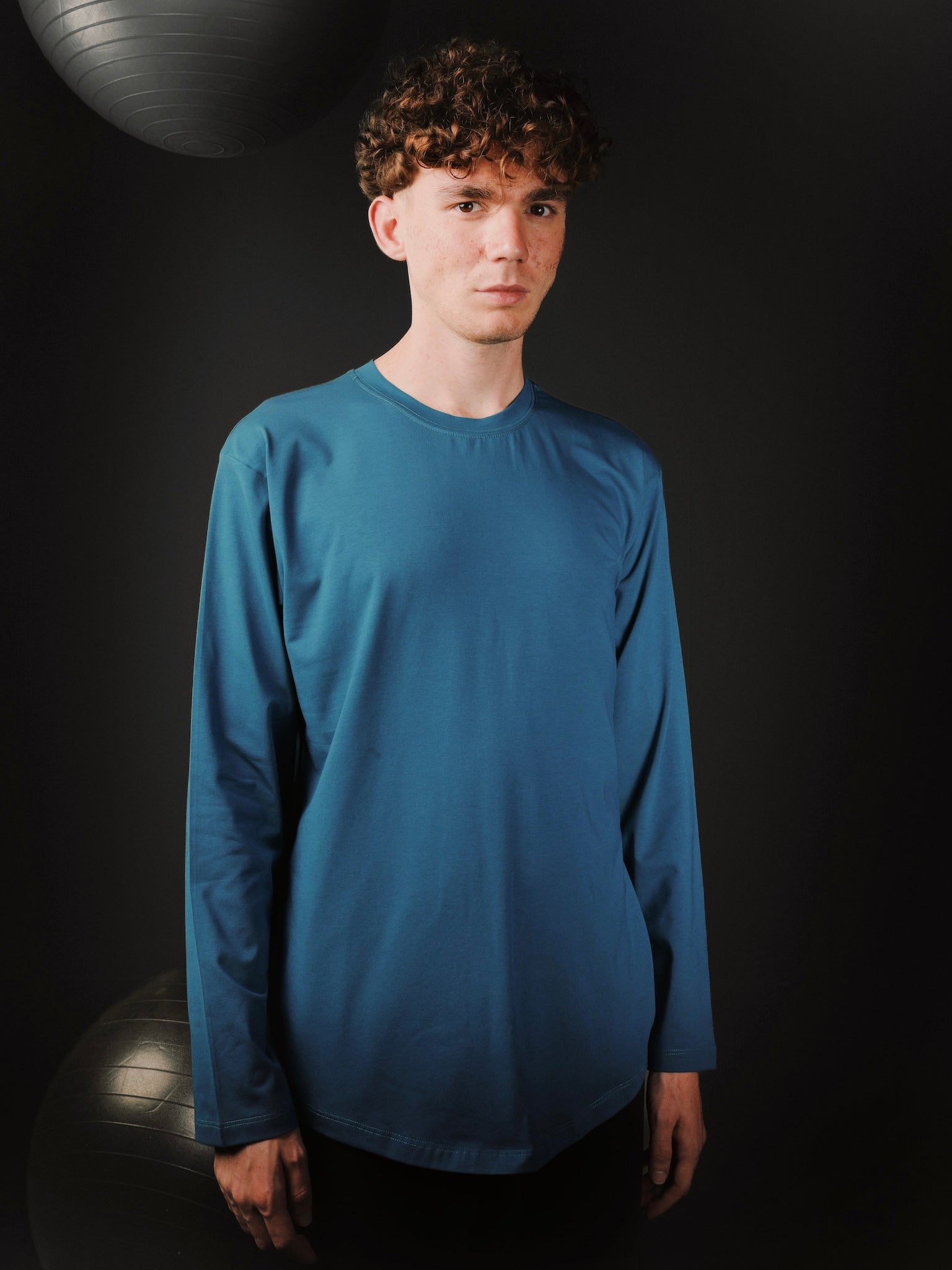 The Long Sleeve Curved Hem Tee